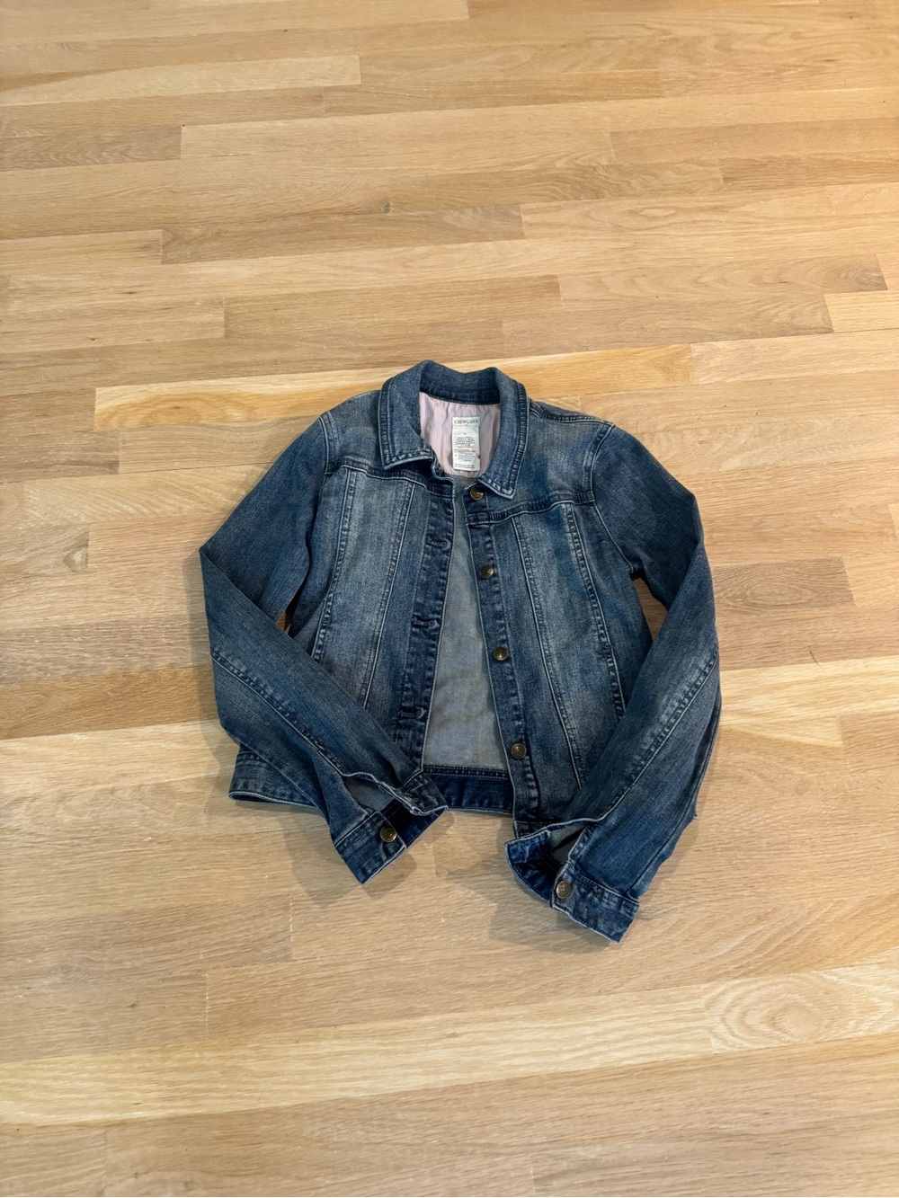 Crewcuts Light-Mid Wash Denim Jacket - Blue - Picture 3 of 4